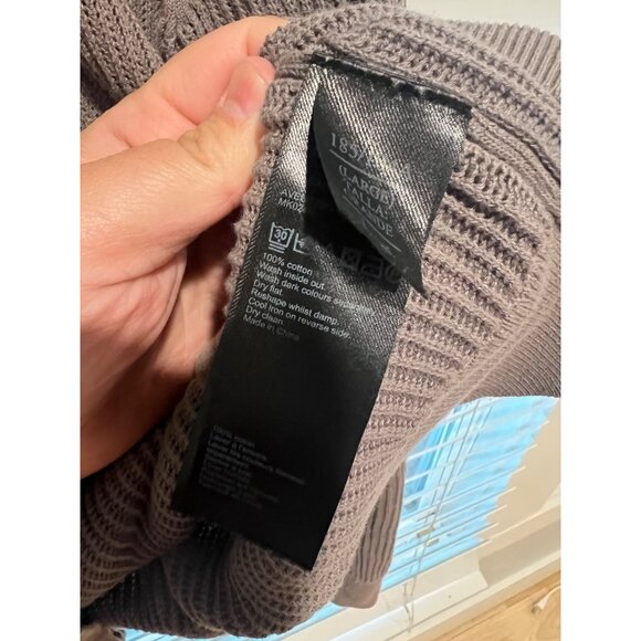 AllSaints 100% Cotton Men's Lightweight Sweater Jacket - Size L - Picture 3 of 4